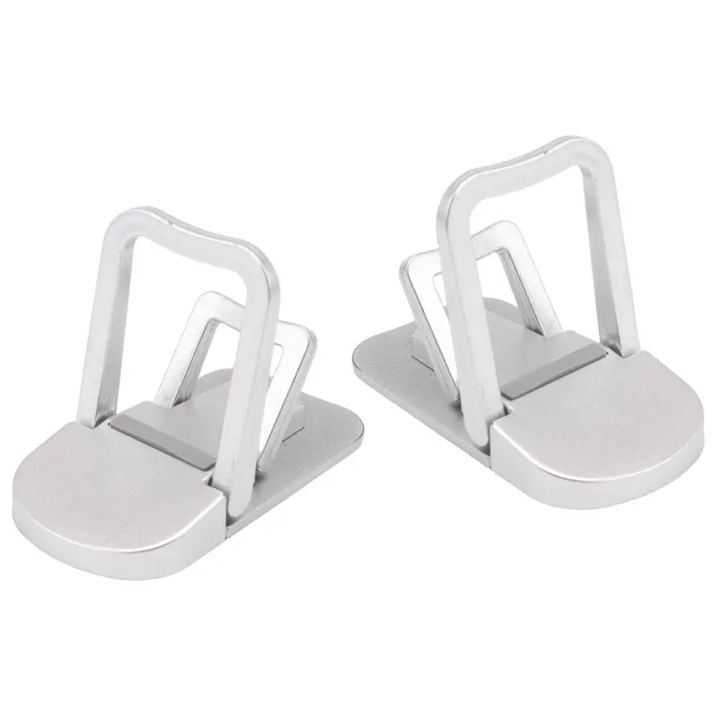 【Price Drop !!】2Pcs Portable Laptop Stand Computer Riser Lift Self-Adhesive Foldable Invisible Notebook Adjustable Height Stand