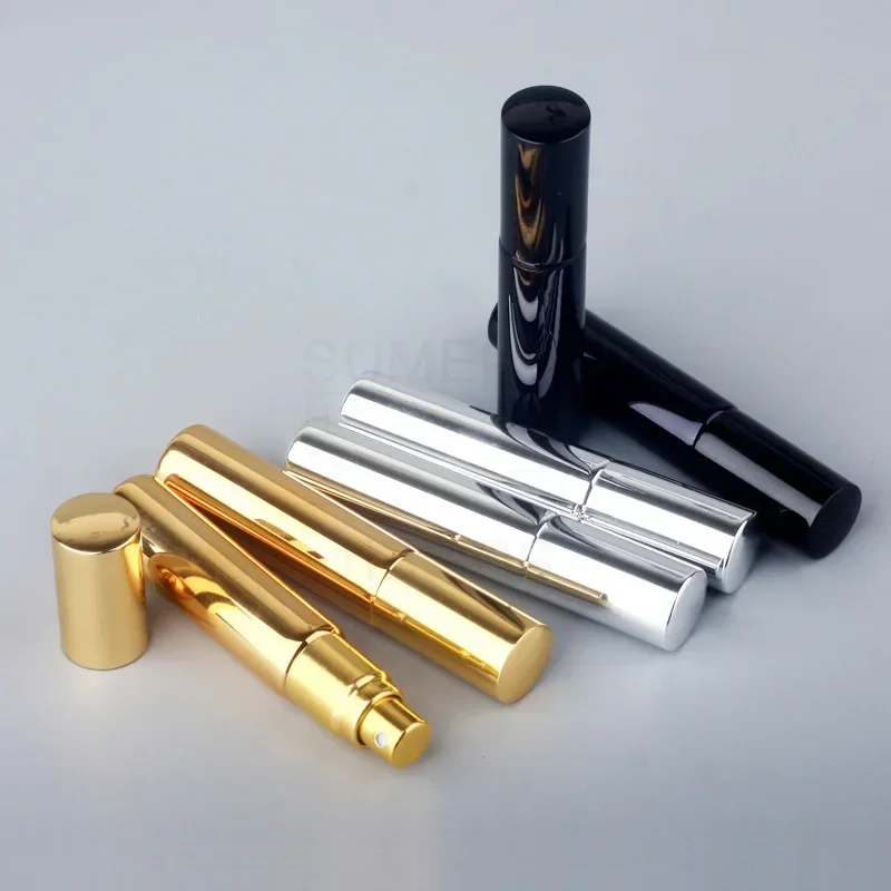 5 10ml ขวดฉีดน้ําน้ําหอมแก้วยูวีเปล่ารีฟิลสเปรย์หมอกละเอียด