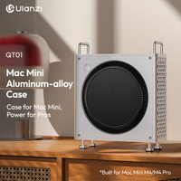 Ulanzi QT01 Mac Mini Aluminum Alloy Case for Mac Mini M4/M4 Pro Optimized Heat Dissipation DIY MAC Mini Stand Magnetic Setup