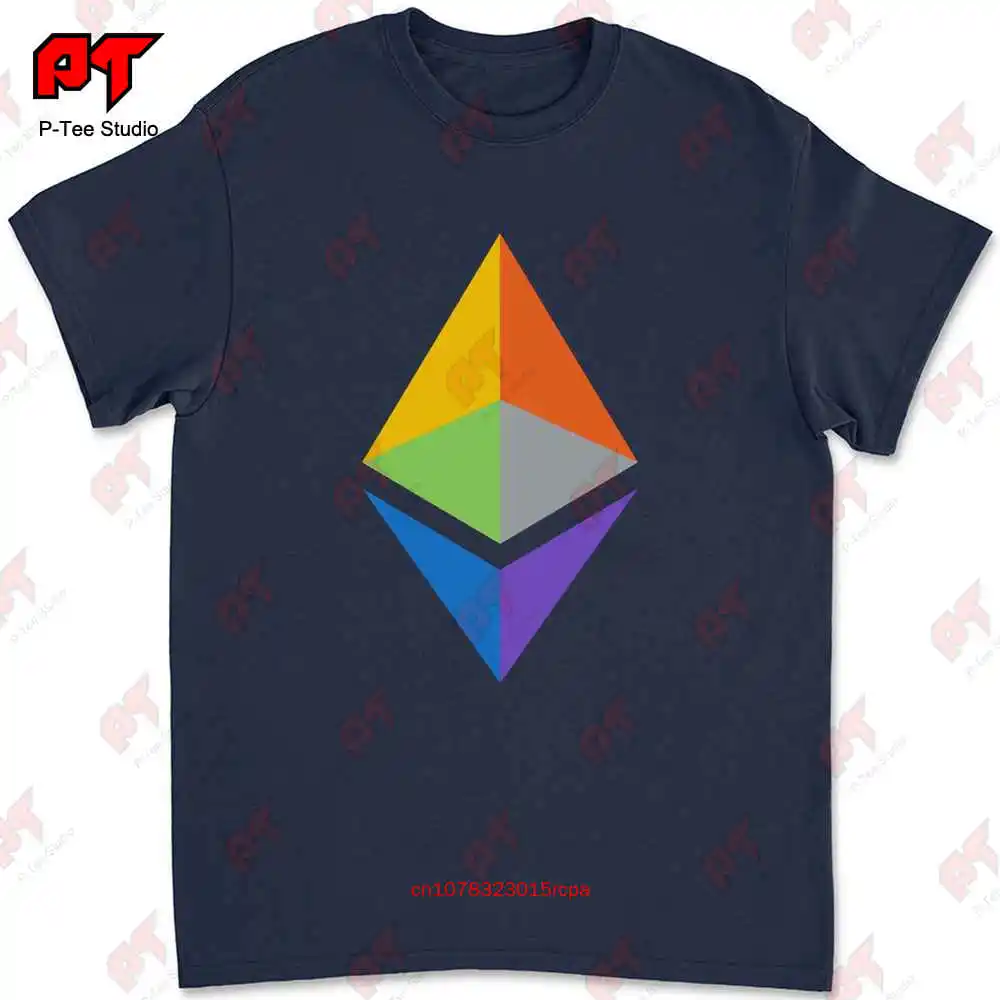 Ethereum 2.0 Eth Crypto Hodler Minimalistic Web3 Nft Merch T-shirt J5NG