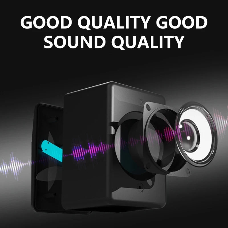 Desktop Speakers, Gaming Speaker Easy USB Connection, for Computer Laptop Sound Systems Easy Setups Speakers Accessories