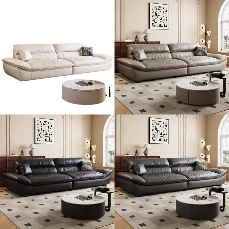 for Italian minimalist large deep seating sailing sofa living room small apartment simple modern light luxury home straight