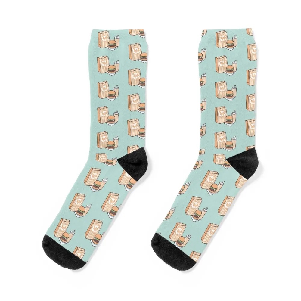

Whataburger Meal Socks anime summer cartoon christmass gift Socks Women Men's