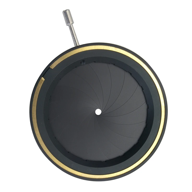 2.5-36mm Amplifying Diameter Metal Zoom Optical Iris Diaphragm Aperture Condenser for Camera Lens Microscope-ELEC