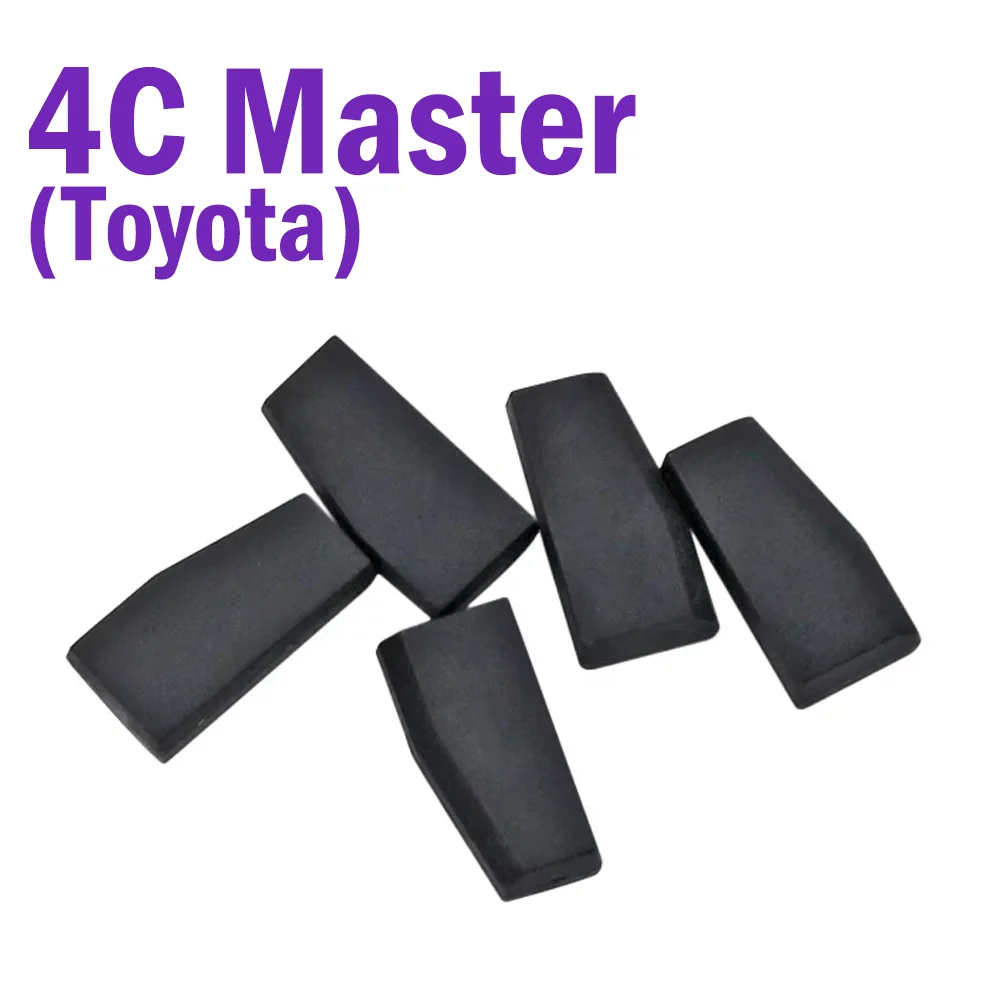 

10 pcs 4C Master Auto Transponder Chip TP02 40 BIT Key Chip Car Accessories For Toyota Corolla Crown 2005-2011
