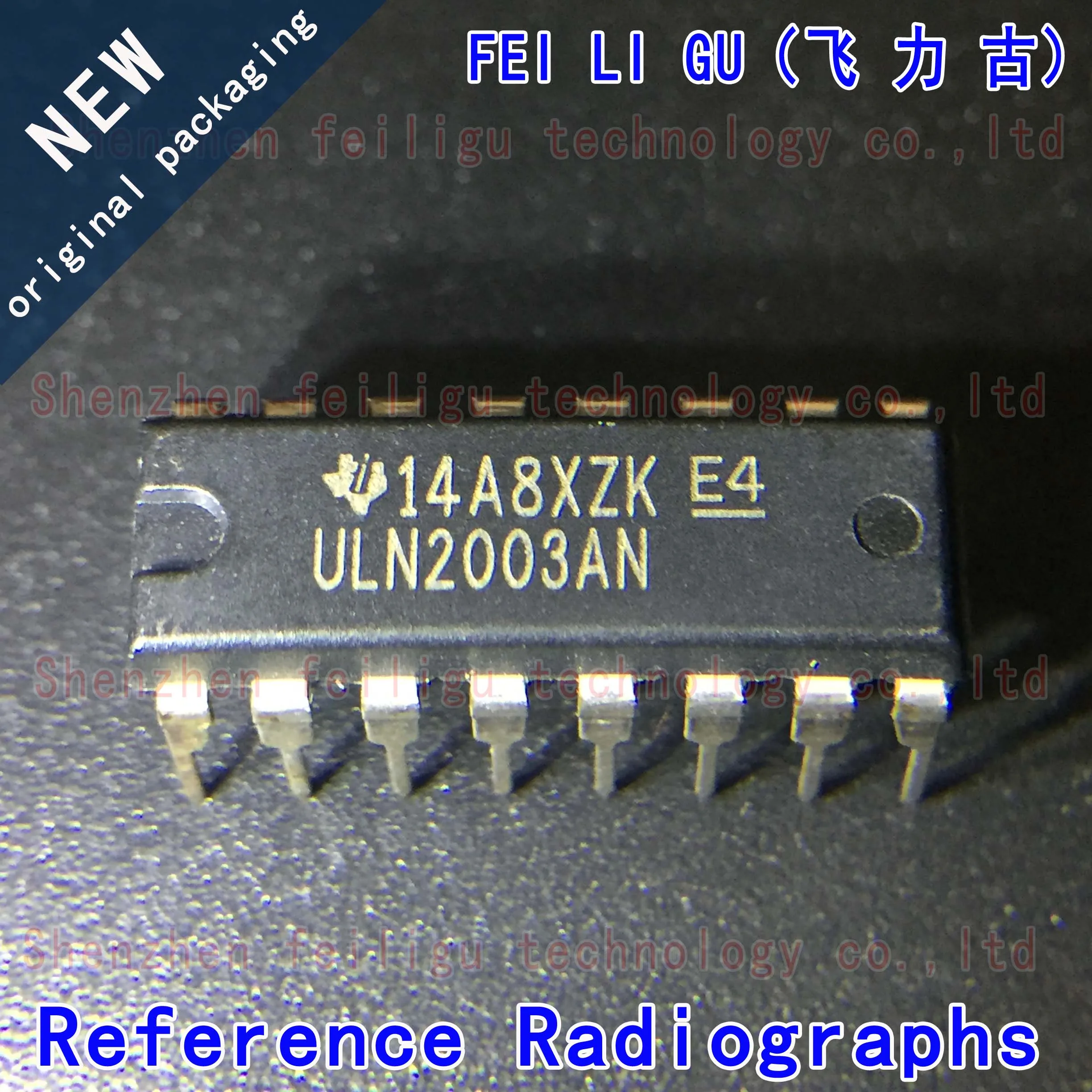 5~50PCS 100% New Original ULN2003AN ULN2003A ULN2003 Package:DIP16 Inline Darlington Transistor Array Power Switch/Driver Chip