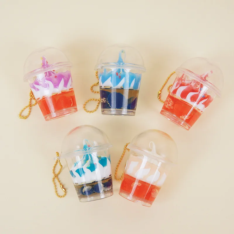 

Fake Sundae Mini Ice Cream Cup Dessert Kitchen Scene Model Scale Prop Cup Keychain Pendant Cute Decorations Food Play Decor