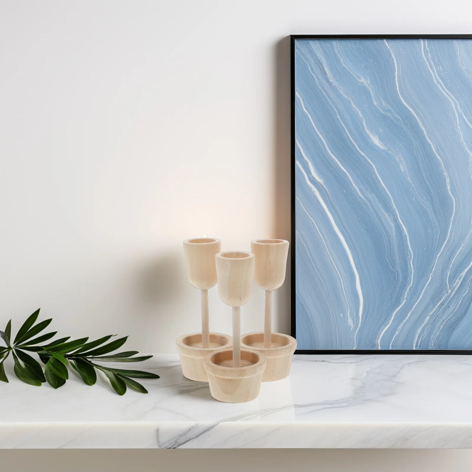 

Wooden Home Crafts Paintable Flower Pots Kids DIY Mini Unfinished Small Beige Toy Gardening Kit Creative Decor Sewing Tools