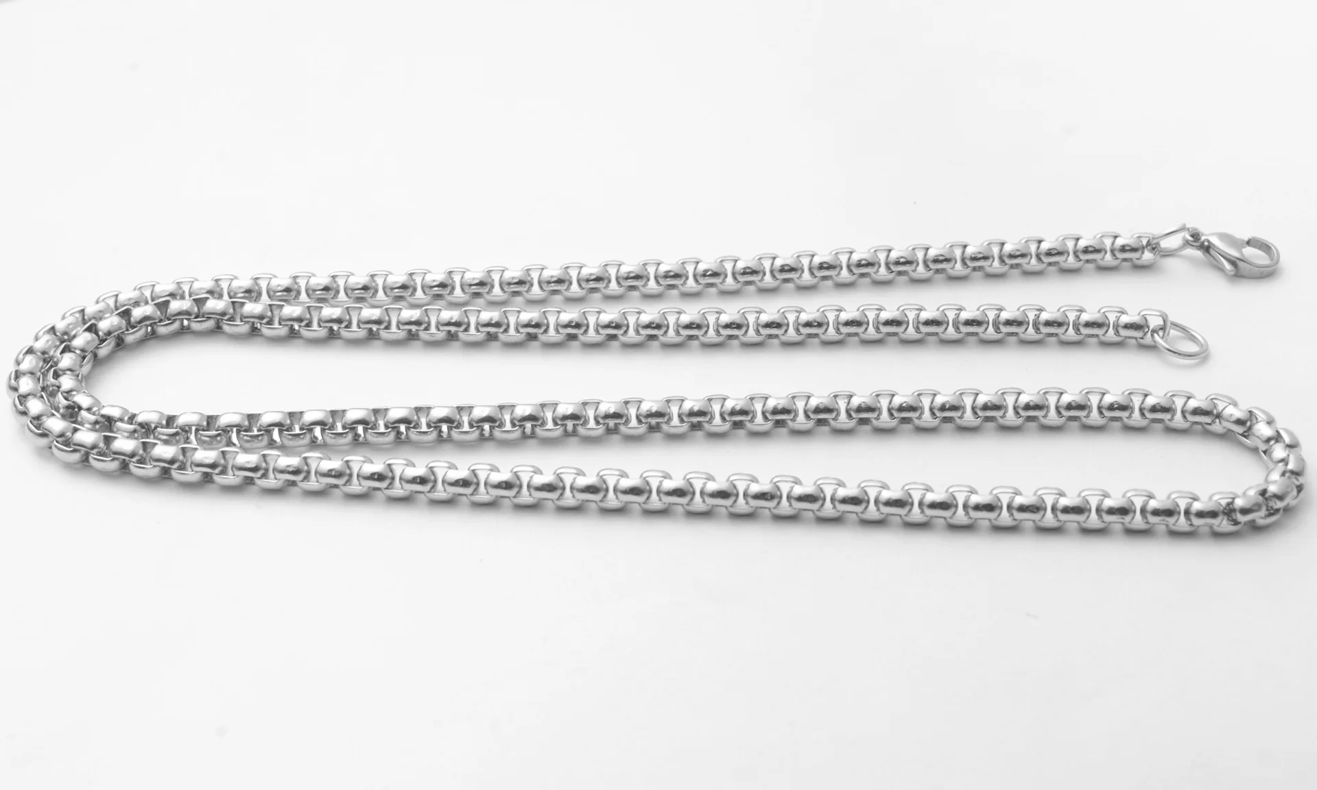 Портативное уличное ожерелье из нержавеющей стали с квадратным жемчугом EDC, инструмент для самообороны