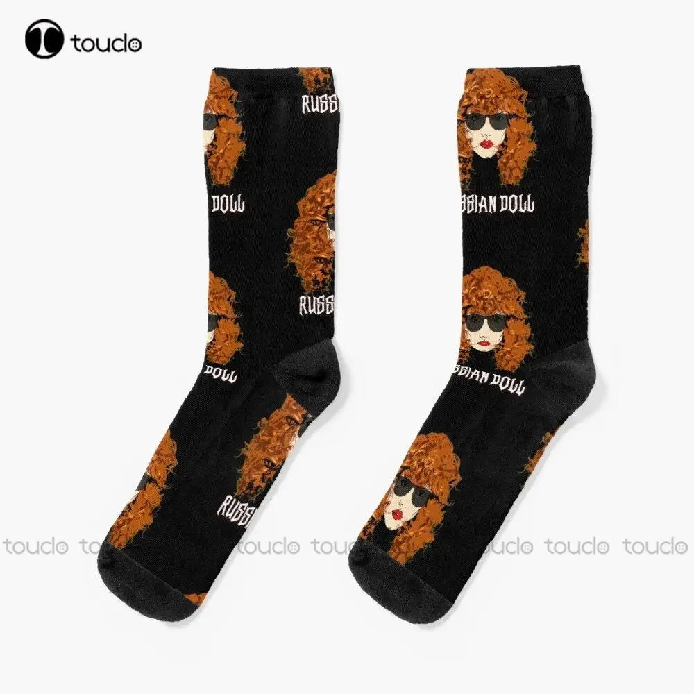 Russian Doll Nadia Tv Series Socks  For Boys Personalized Custom Unisex Adult Teen Youth Socks Street Skateboard Socks