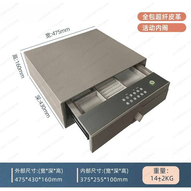 Wholesale Smart Concealed Cashier Built In Fingerprint Password Deposit Safe Box Drawer Wardrobe Fittings