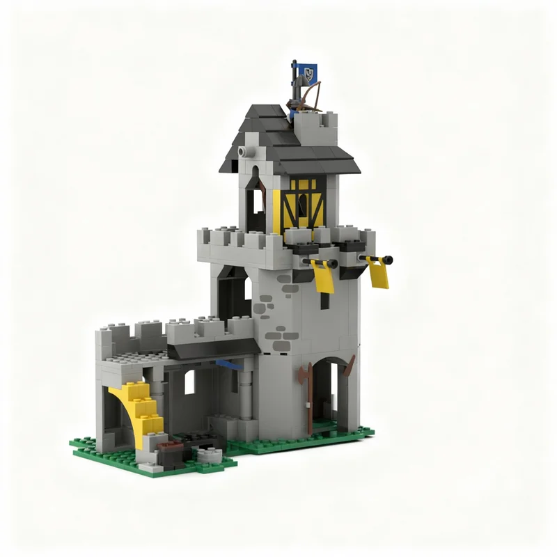 ตัวต่อ MOC แบล็ค ฟอลคอน โอ๊ตโพสต์ คาสเซิล ฟอลคอนส์ 427 ชิ้น ของเล่นตัวต่อ ของขวัญคริสต์มาส ของเล่นเสริมสร้างทักษะ ไอเดียของเล่นเสริมพัฒนาการ