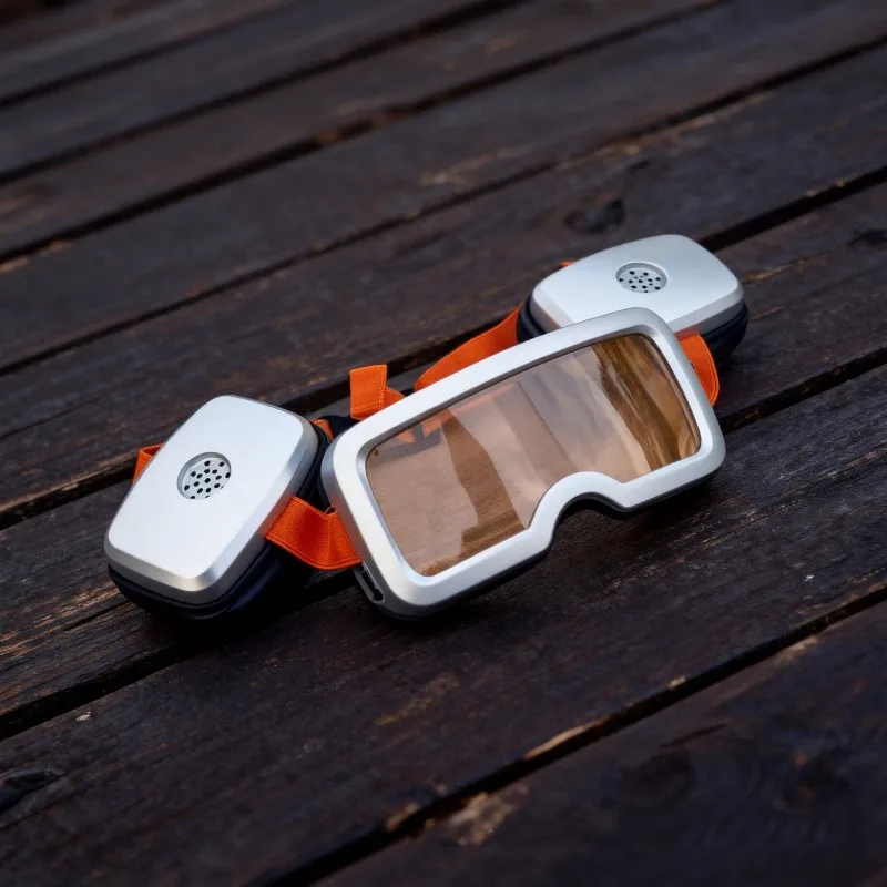 Uchiha Obito Goggles Anime Cosplay Props Ninja Glasses Anime Accessories ABS Size 5x2.5inch