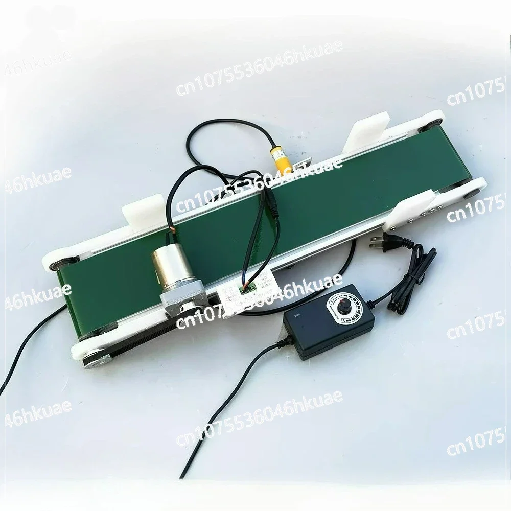 

for Small Conveyor 10 * 50cm Mini Desktop Conveyor Belt with Automatic Counter Production Line DIY Friction Experimental Device
