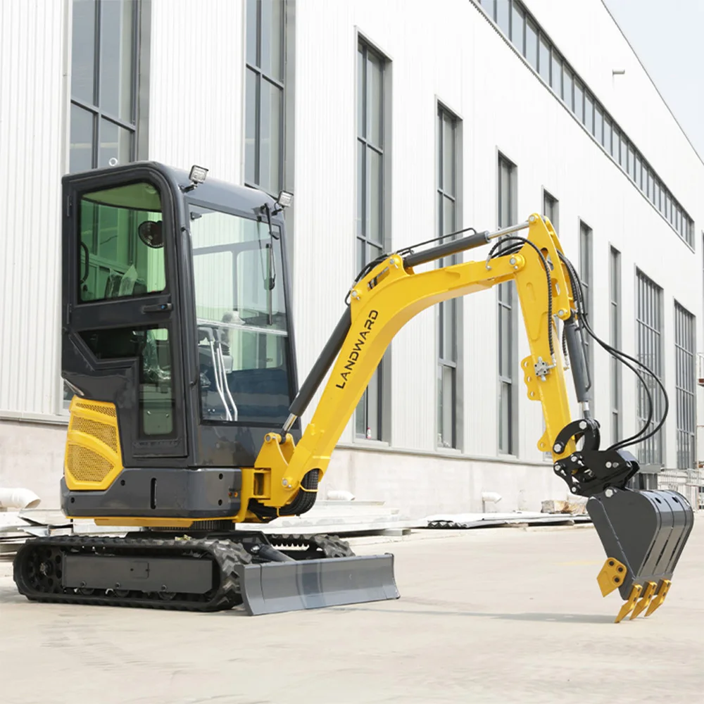 Snelle levering Goedkope kleine minigraafmachine 1,8 ton minigraafmachine met goedlopende multifunctionele kleine rupsgraafmachine op maat