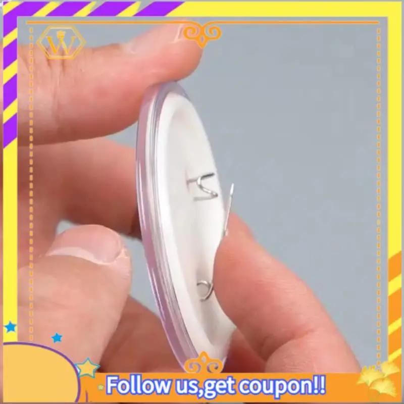 Latest-Simple Badges Button Maker Machine Button Part , DIY Pin Badge Button Press Machine 48Pcs Button Parts