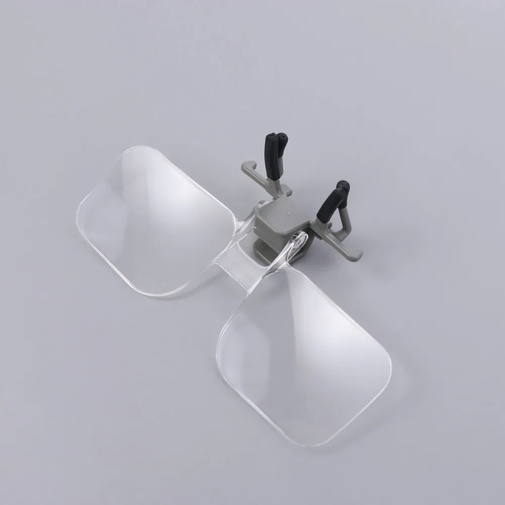 2X Magnification Head-mounted Magnifier Detachable HD Clip-on Magnifying Glass Multifunctional Comfortable