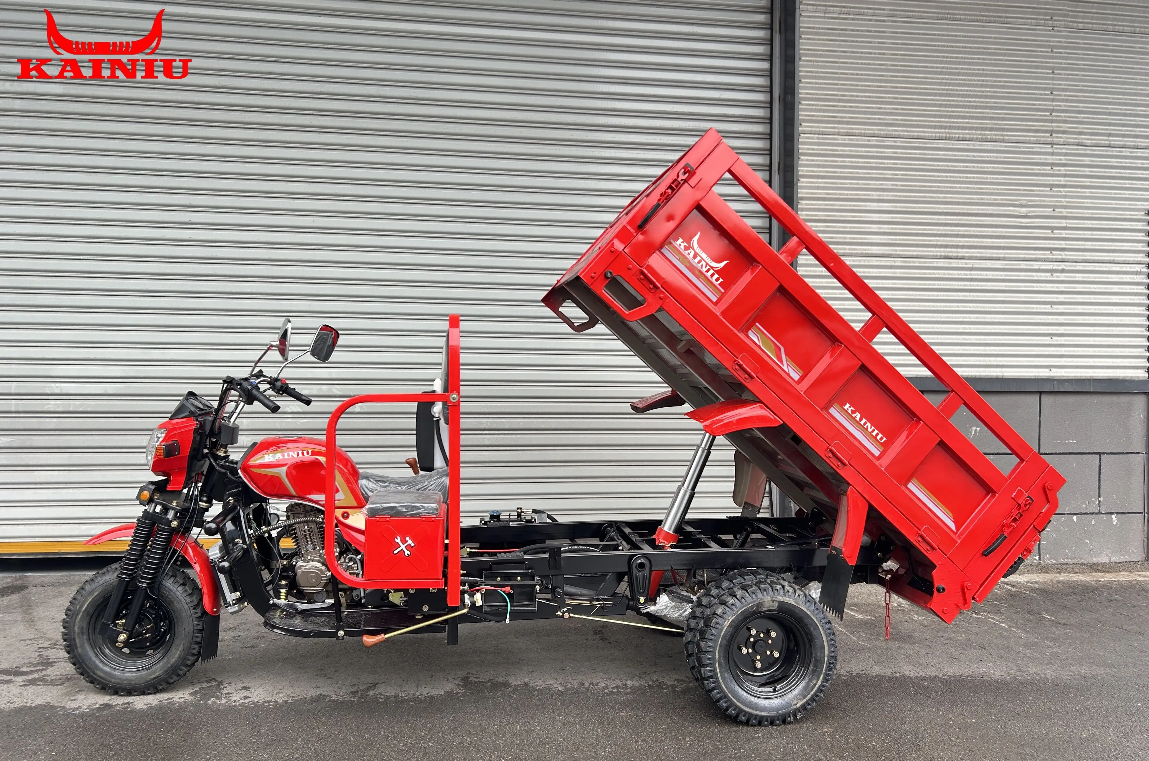 بيع المصنع مباشرة تصميم مخصص 3 عجلة دراجة نارية البضائع KAINIU Q3 ترقية 250CC مع البقشيش الثقيلة دراجة ثلاثية العجلات البنزين #2