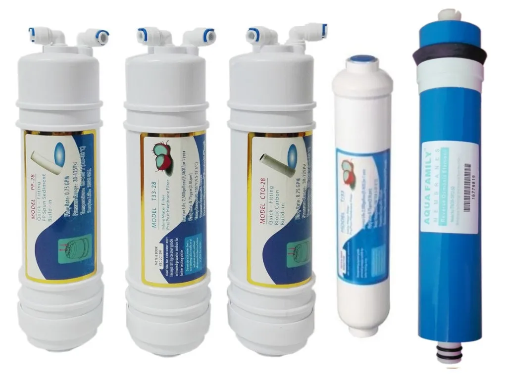 Kit membrane + 4 CS compatible reverse osmosis filters