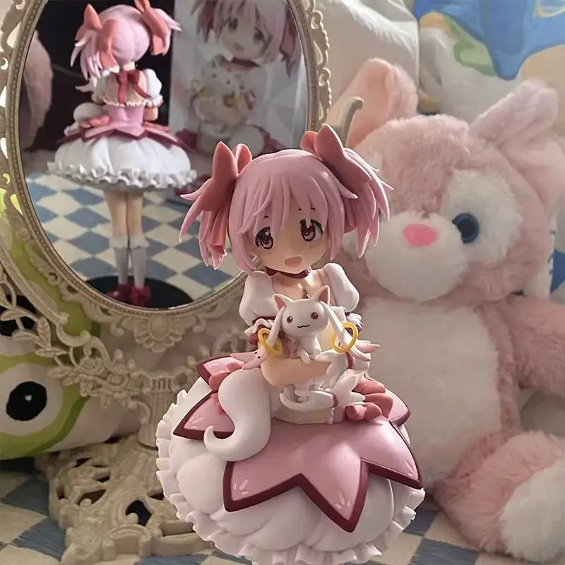 22cm Puella Magi Madoka Magica Anime rysunek Kaname Madoka figurka Kawaii Akemi Homura figurka pcv zabawki do kolekcjonowania