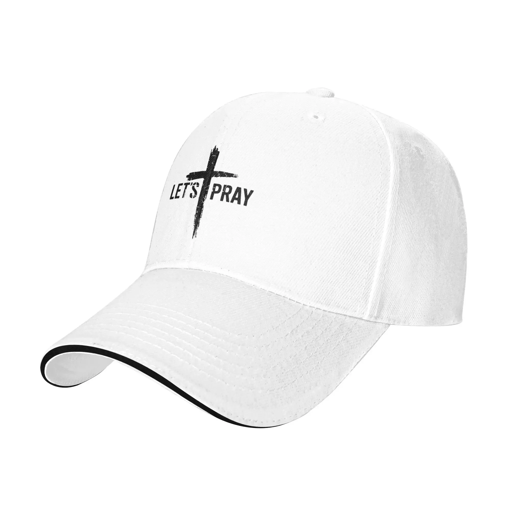 Need Prayer Tap My Shoulder Sandwich Baseball Caps Popular Bible Verse Christian Men Women Adjustable Headwear Workouts Hats