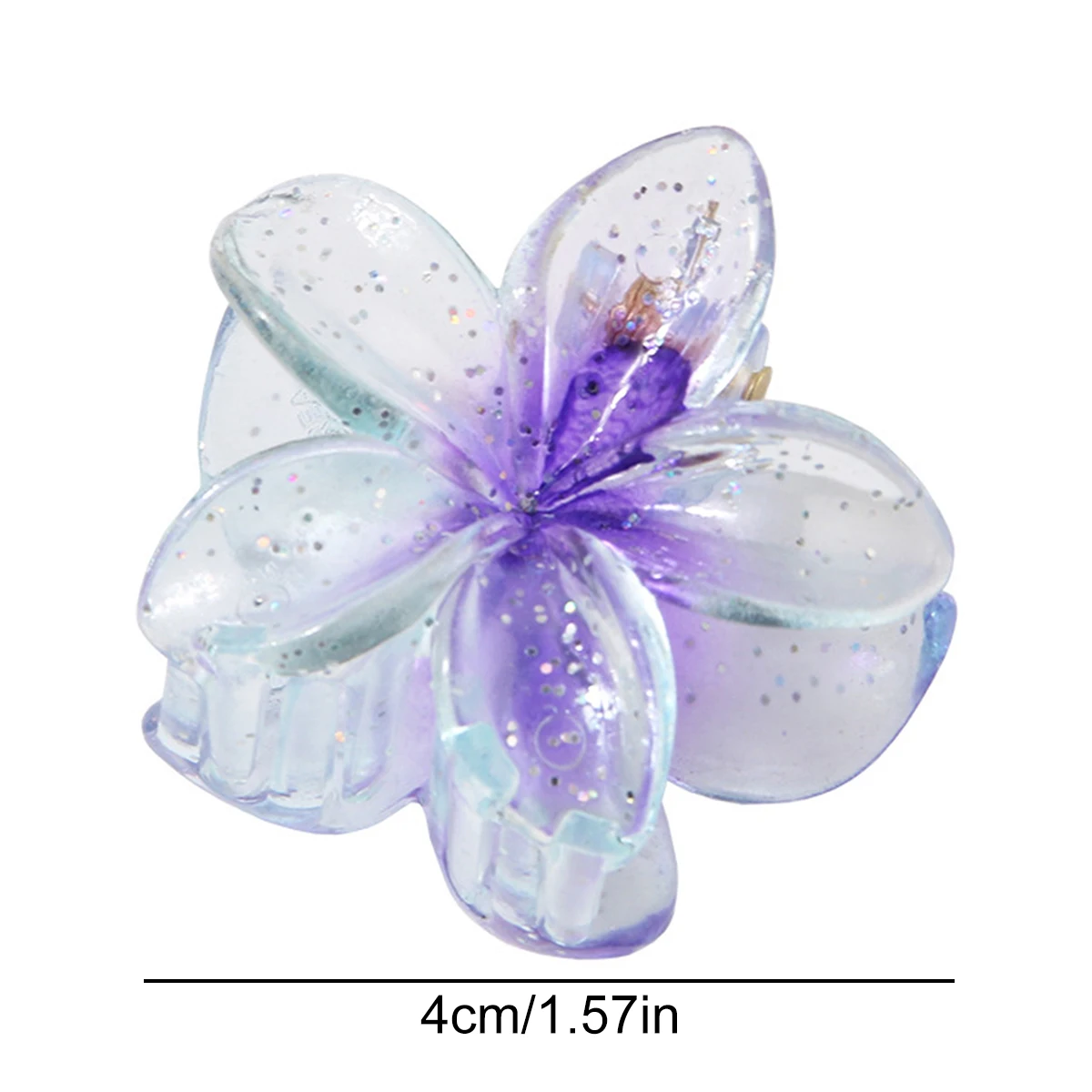 Colorful Flower Hairpin Small Hair Claws For Girls Floral Hair Clips Bohemia Petal Shape Claw Clips Sweet Hair Accessories