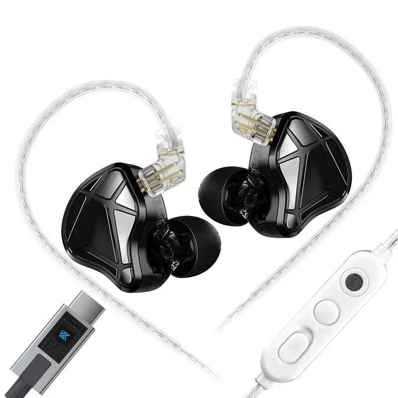 

Наушники KZ Axas Battleaxe: проводные внутриканальные мониторы HiFi для гейминга с двумя микрофонами и DSP-карточкой для позиционирования звука в FPS и киберспорте