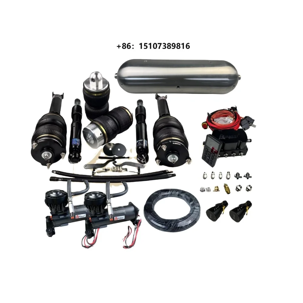 AIRMEXT/F-SNX5-T Series Air Suspension for 2015 Audi A4B9 New Condition Full Kit with Seamless Tank & Air Pump Management