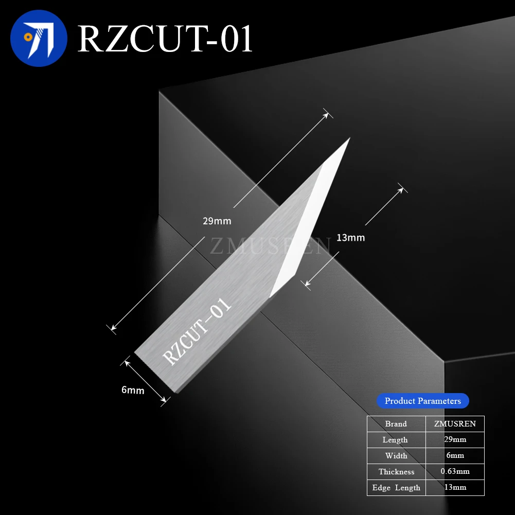 10PCS Ruizhou Vibration Knife Leather Cutting Blade RZCUT-09 RZCUT-19 RZCUT-38 RZCUT-39 CNC RZCUT-98 RZCUT-01 Carbide Tools
