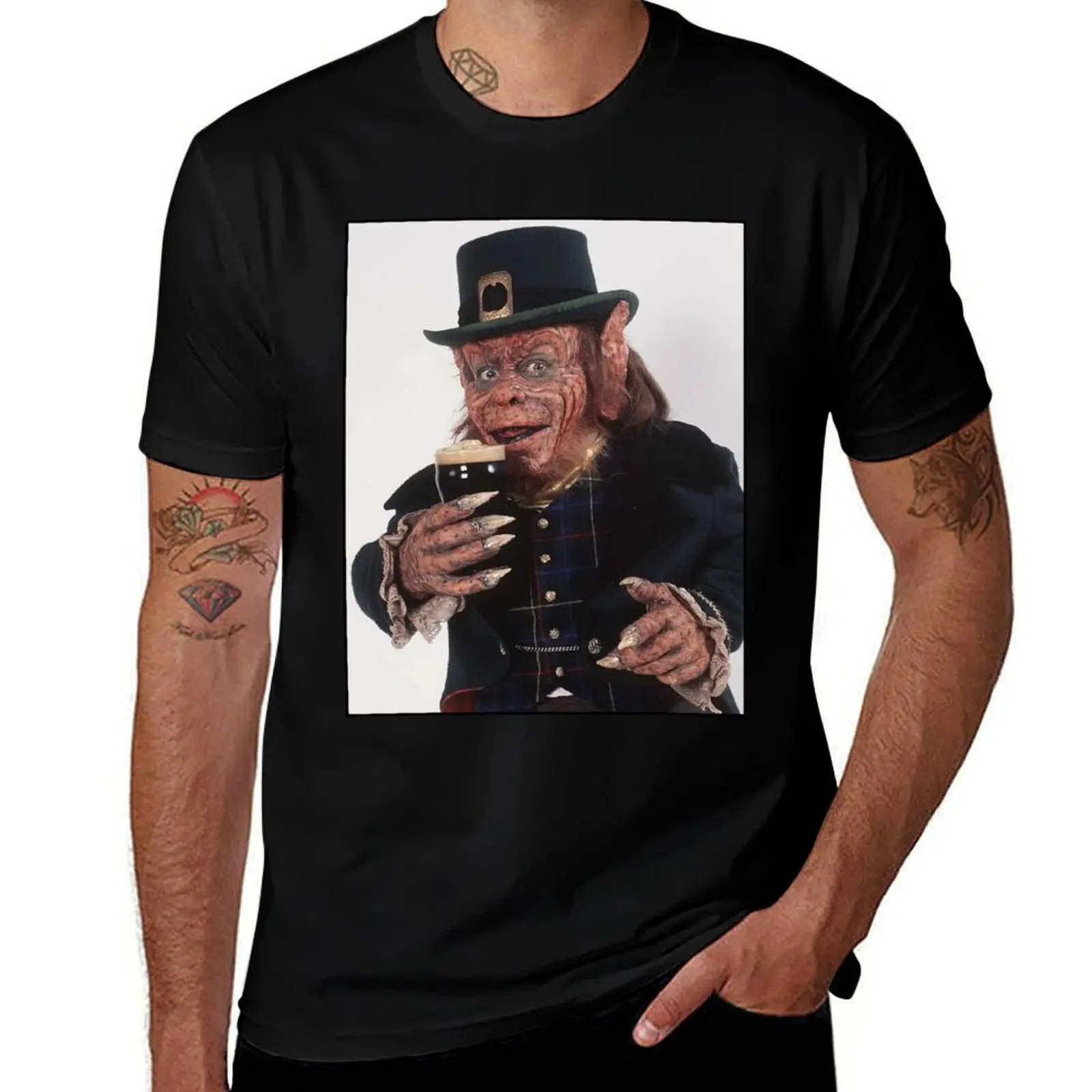 Happy St. Patrick's Day T-Shirt Large Size Short Sleeve T-Shirt