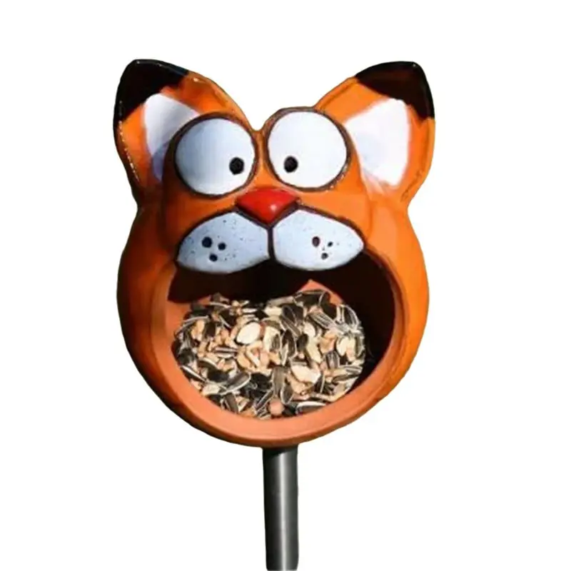 

ABUH-Garden Stakes - Кормушки для птиц, уличные кормушки для птиц, кормушки для птиц в виде скульптур животных из смолы, украшения для сада и двора, подарки.