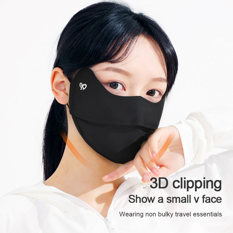 Fashion Thin Outdoors Sun Protection Mask For Women Girls Cycling Anti-UV Breathable Mask Hunting Running Sport Mask Scarf