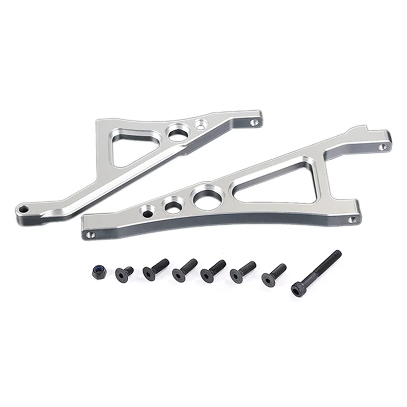 For 1/5 Rc Car Losi 5Ive T Rofun Rovan LT KingmotorX2 Truck Spare Parts,Front and Rear Support Bracket Kit,Silver