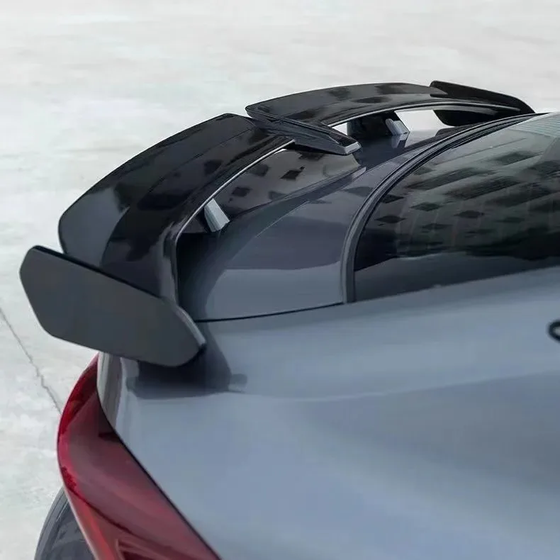 Spoiler universale superficie in carbonio ABS tipo di materiale generico auto posteriore tronco Spoiler per universale Seden auto BMW Audi Benz