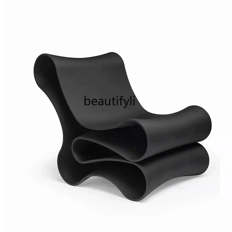 Customized Modern Minimalist FRP Noodle Chair Nordic Designer Creative Strange Shape Armchair  living room  furniture