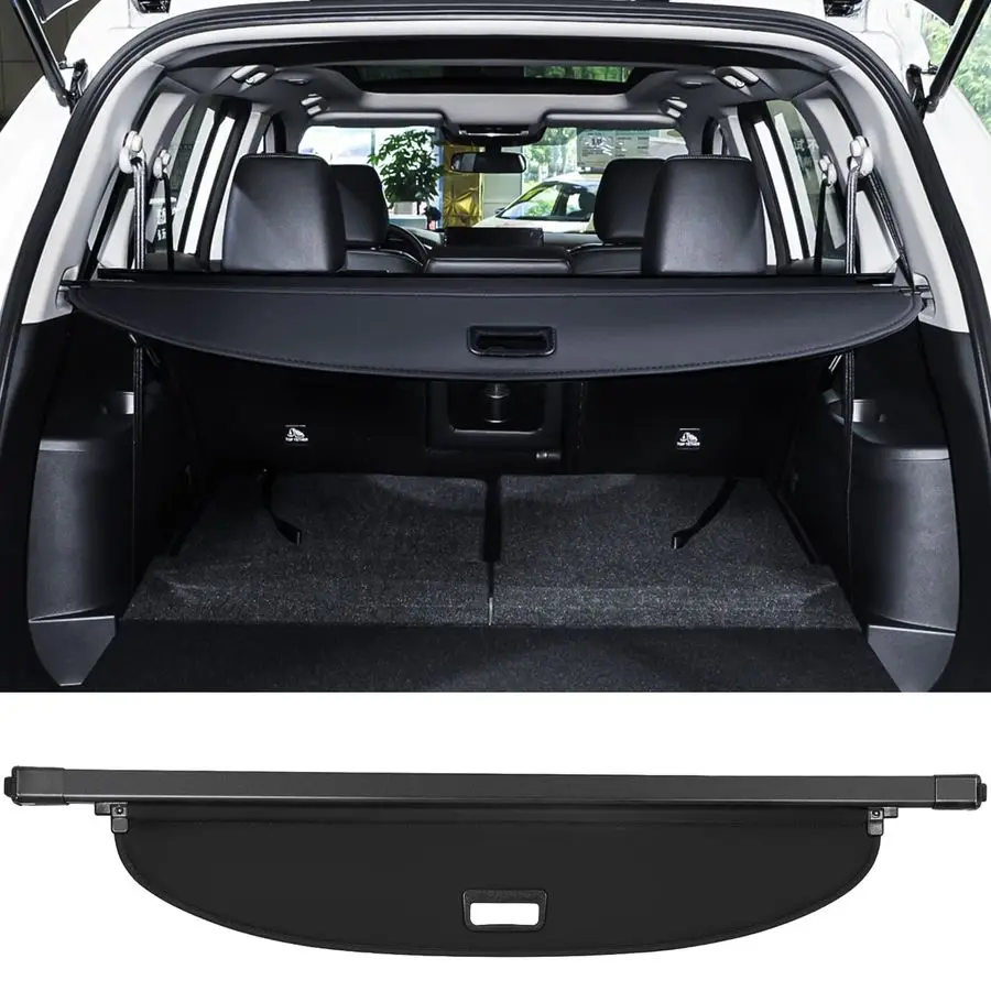 

Cargo Cover for Nissan Rogue S SV SL Platinum 2021 2022 2023 2024 2025 Retractable Rear Trunk Cargo Luggage Security Shade Cover