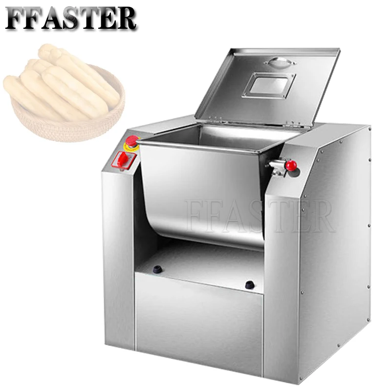 

Commercial Dough Mixer Dough Mixer Horizontal Dough Kneading Machine Stainless Steel Bucket