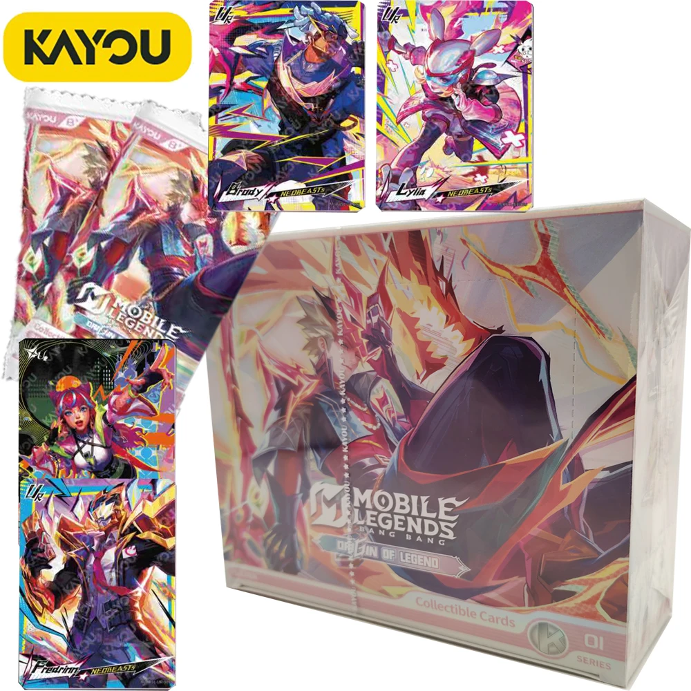 New KAYOU Genuine Mobile Legends: Bang Bang Cards Christmas Party Surprise Gifts Popular Attractive Game Peripheral Rare Card