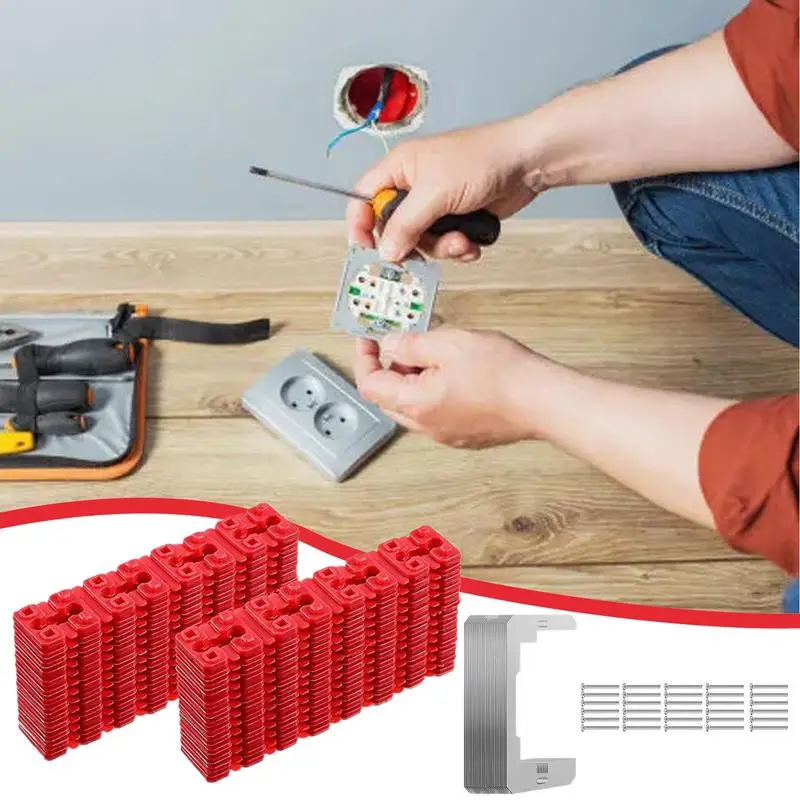 Electric Receptacle Spacers Electrical Box Spacer Kit Multi-Purpose Socket Gaskets For Living Room Bathroom Laundry Room Work