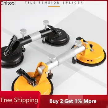 튼튼한 알루미늄 합금 고정 타일 유리 더블 클로 리프터, 타일 접합기, 진공 흡입 컵, 타일 배치 도구