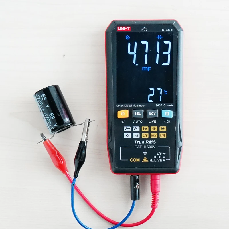 UNI-T UT121 Series Smart Digital Multimeters UT121A UT121B UT122/19mm ultra-thin body