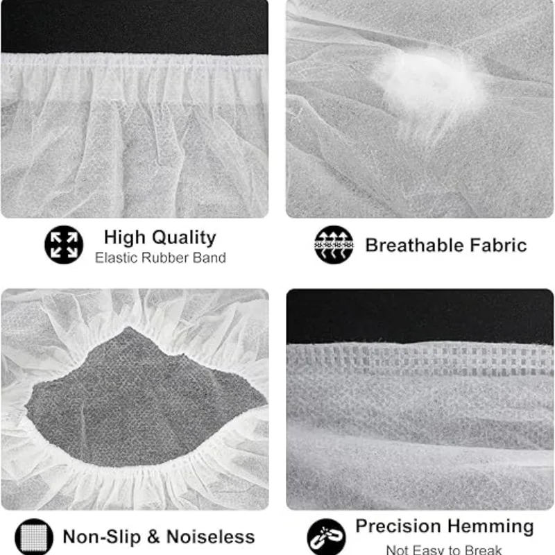 Disposable Shoe Covers Anti Slip Waterproof Overshoes Dustproof Reusable Boot Cover Protectors for Indoors Home Office Workplace