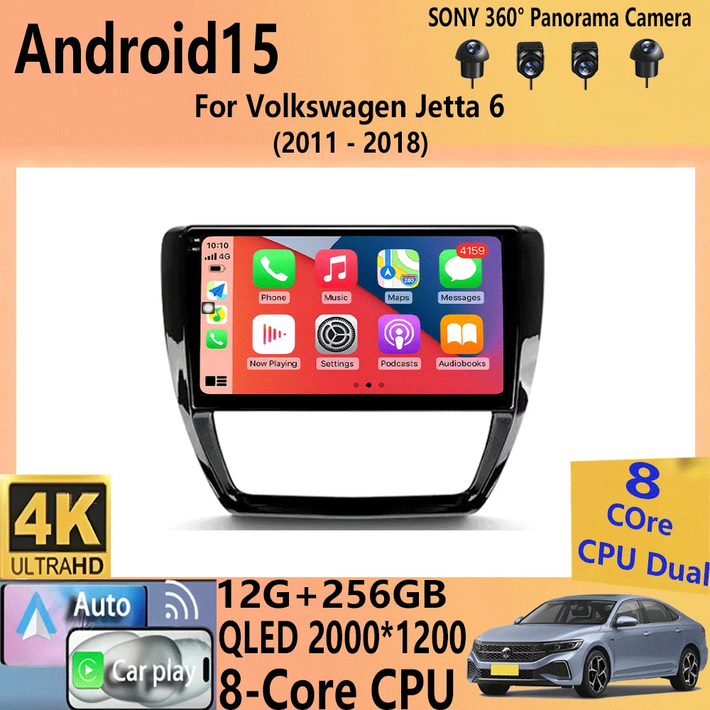 

Android 15 Car Radio For Volkswagen Jetta 6 2011 - 2018 Multimedia Video Player Navigation stereo GPS No 2din 2 din dvd