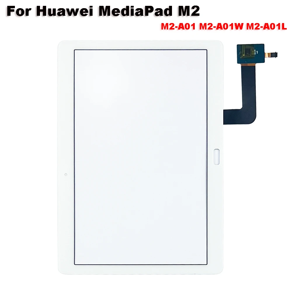 New For Huawei MediaPad M2 10.0 M2-A01 M2-A01W M2-A01L Touch Screen + OCA LCD Front Glass Panel Replacement parts