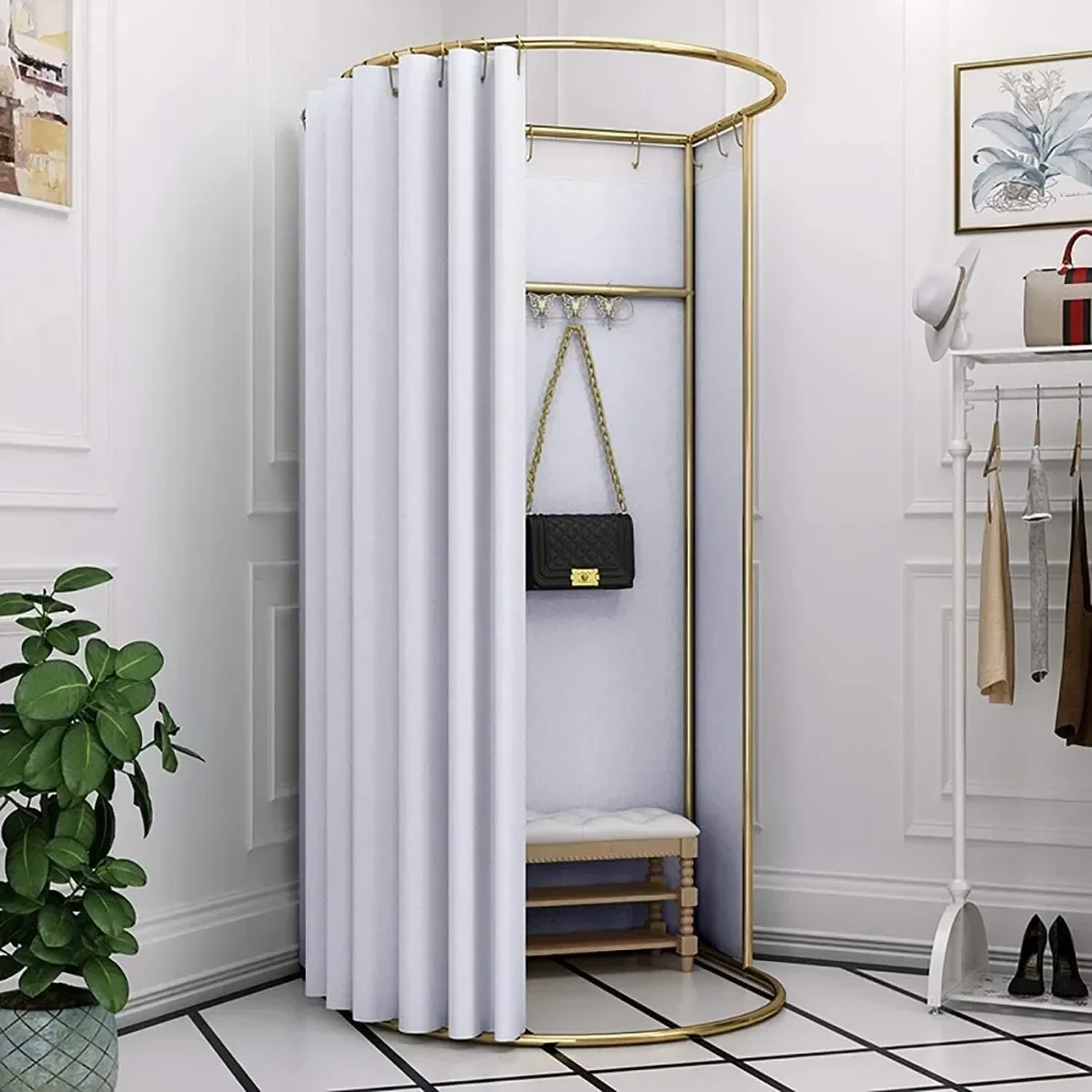 

Clothing Store Fitting Room, Portable Temporary Mobile Privacy Protection Dressing Room, Privacy Screen Partition for Office Out