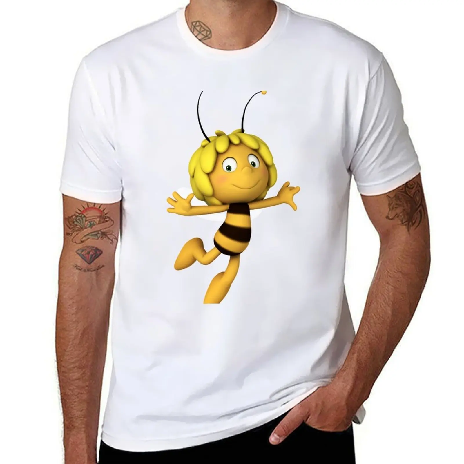 

the Bee Maya T-Shirt Daily Work Short Sleeve Top