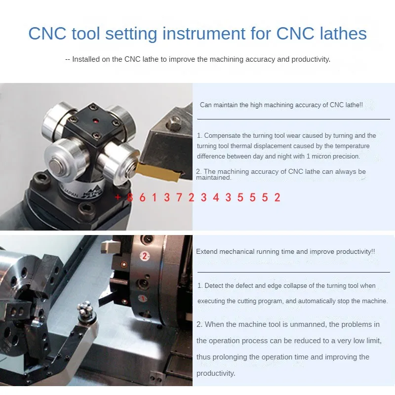 Original Medlong direct-acting HA tool setter for CNC lathes, machining center CNC wear detection