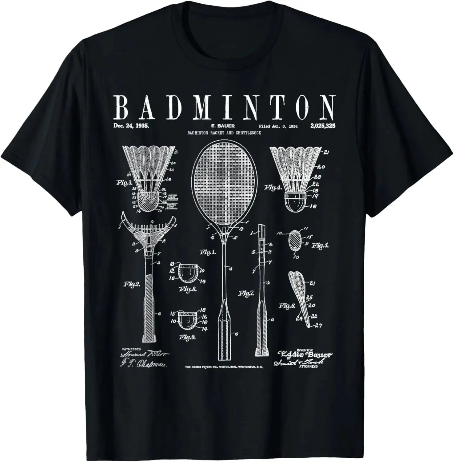 Badminton Player Evolution Shuttlecock Badminton Racket Custom Printed Graphic T Shirts Funny Shirt T Shirt for Man Camiseta