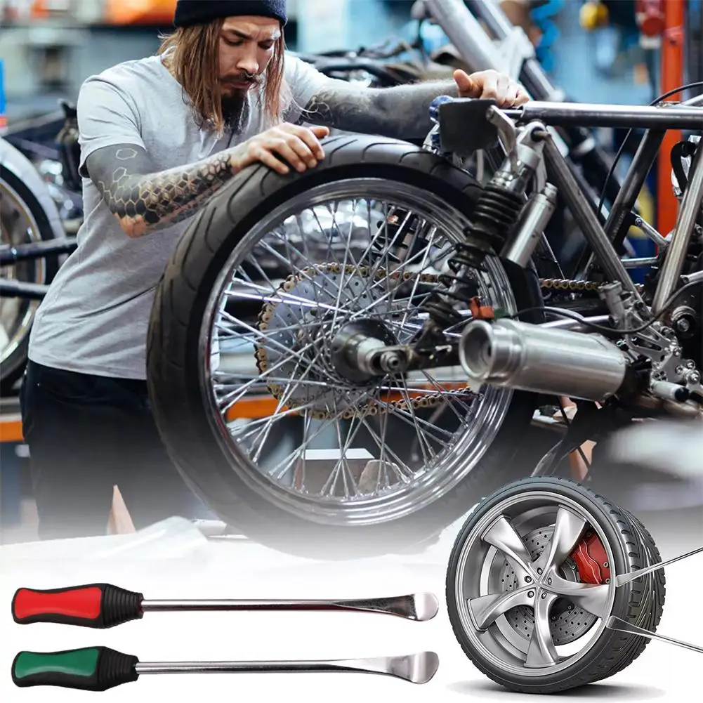 Motorcycle Disassembly Tire Pry Bar Multifunctional Special Repair Tire Tool Steel Car Tire Crowfoot B4L5
