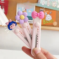 1pc Cute Animal Stainless Steel Letter Opener for Mini Portable Paper Cutting Express Opening Letter Opener